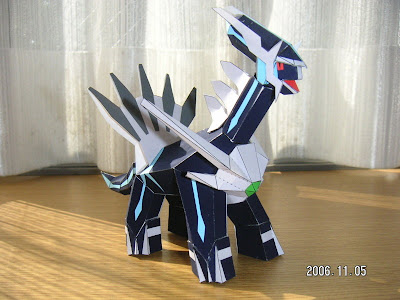 pokemon coloring pages dialga. Pokemon Papercraft - Dialga