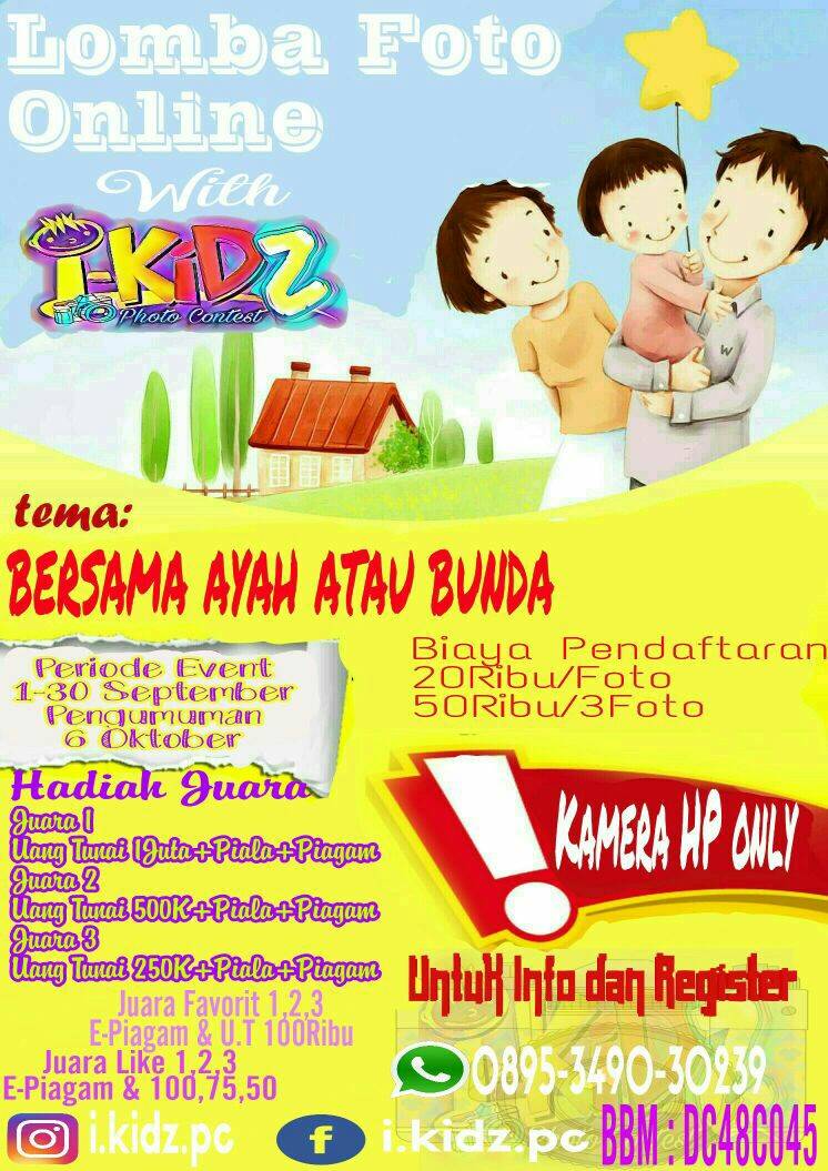 Lomba Foto Bayi Anak Nasional I Kidz Pc 2017 Online