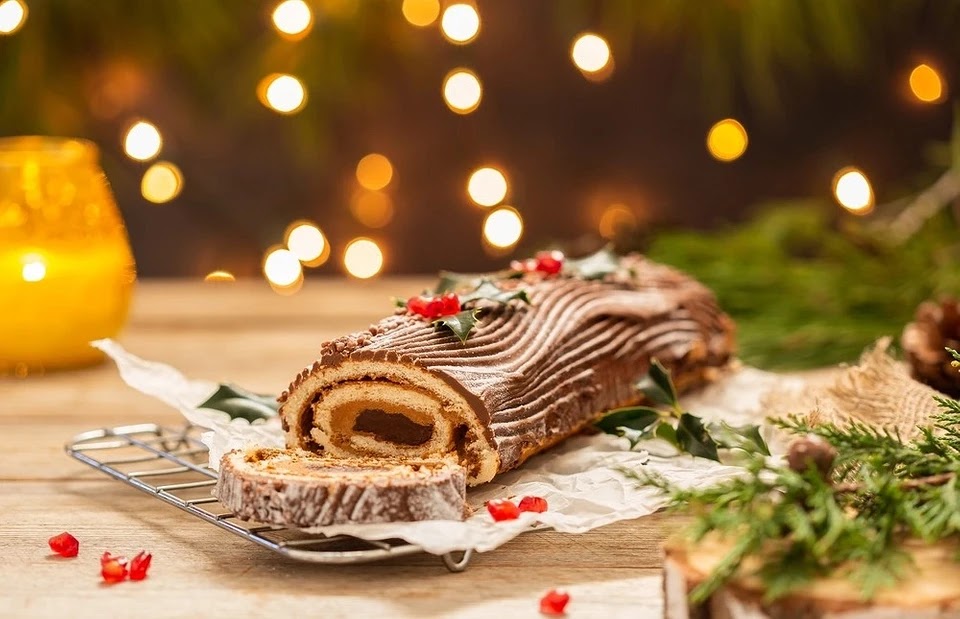 Cake "Christmas Log"