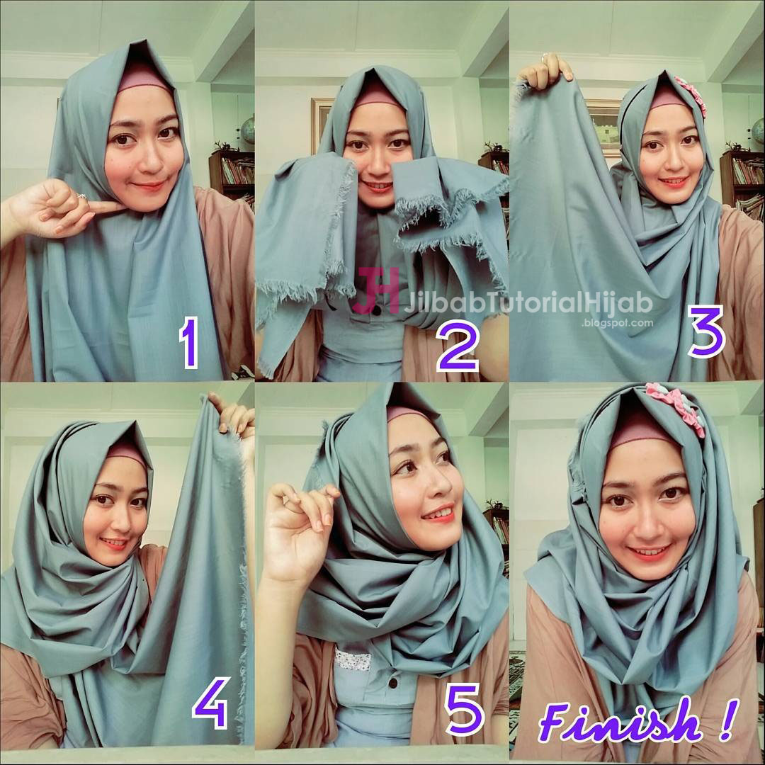 17 Tutorial Hijab Untuk Sehari Hari Tutorial Hijab Terbaru Tahun 2017