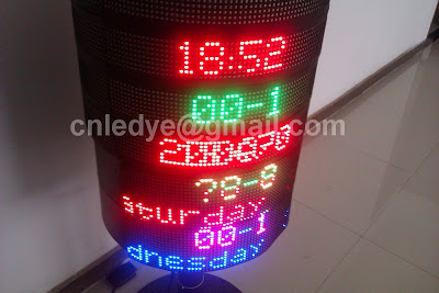 round led sign, flexible screen