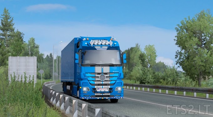 [ETS2 1.35] MohSkinner – Truck Skins – Blue Paintjob MP3 0.9