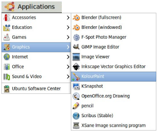 cara menggunakan kolourpaint
