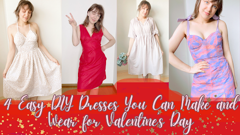 How to Sew and Style 4 Last-Minute Dresses for Valentine’s Day