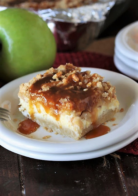 Caramel Apple Cheesecake Bar Image