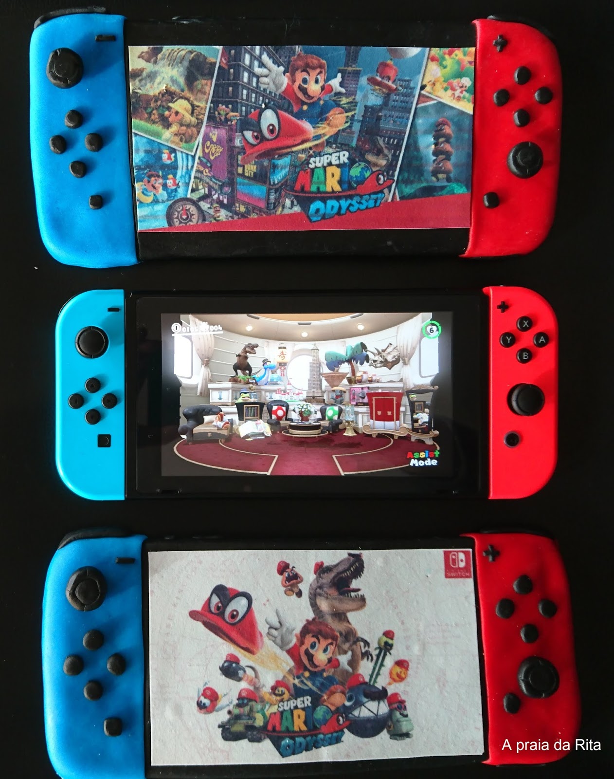 Bolo da Nintendo Switch™ com jogo do Super Mário Bros™ - Entrega