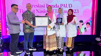 Bunda PAUD Pesisir Barat Terima Apersiasi Bunda PAUD Nasional 2023