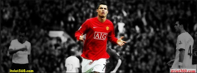 Ảnh bìa Facebook bóng đá - Cover FB Football timeline, cristiano ronaldo CR7