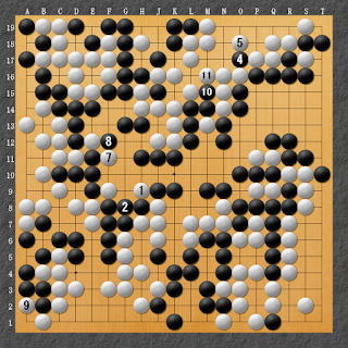 棋譜解説図（数字、記号入り）