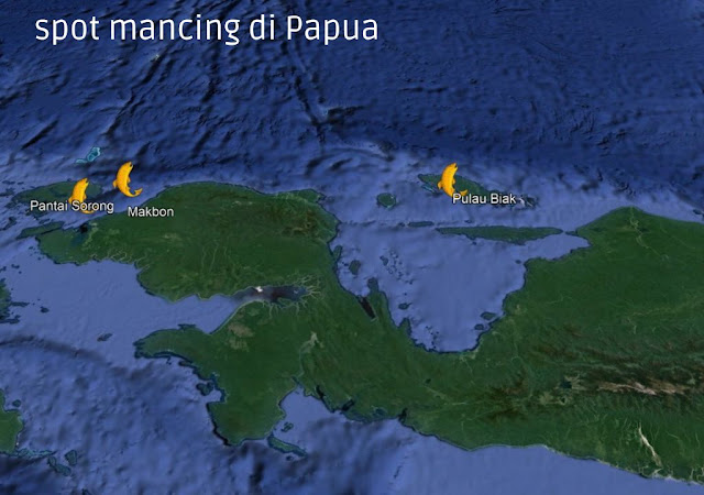 Spot Mancing di Pulau Papua