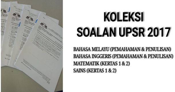 Kertas Soalan UPSR 2017 Matematik Kertas 2 Untuk Rujukan 