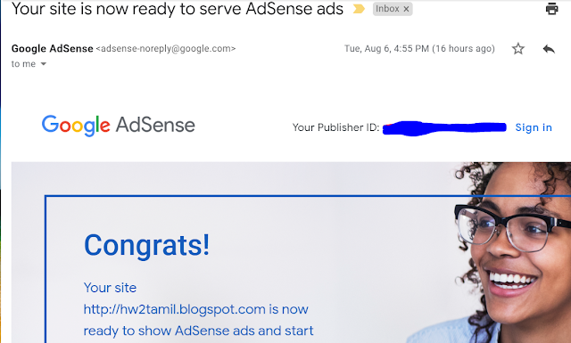 adsense approval