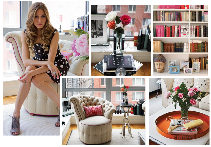 Olivia Palermo Apartment - interior decorating accessories