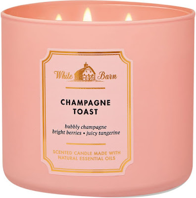 A 3-wick candle by Bath and Body Works