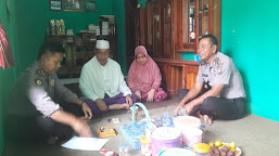 Jalin Silaturahmi, Kapolsek Panimbang Lakukan Sambang di Kediaman KH. Syaefudin Abdulhaq