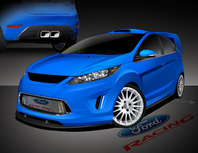 2010 SEMA Ford Fiestas