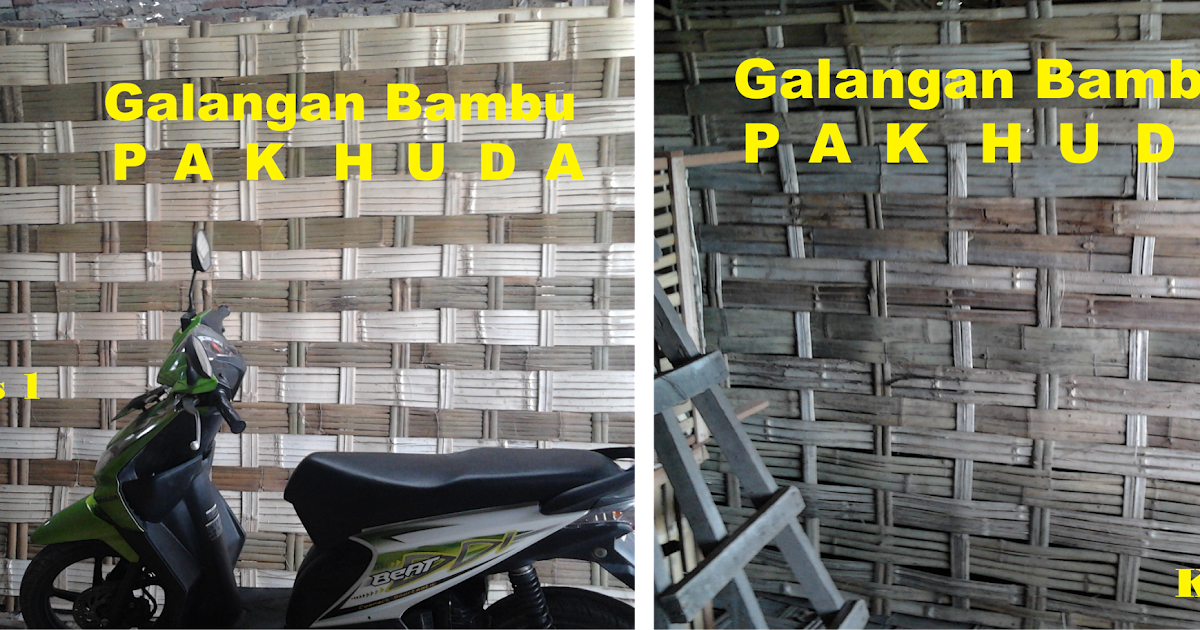 Jual Gedek (Bilik) Bambu di Sidoarjo - Surabaya ~ GALANGAN BAMBU 