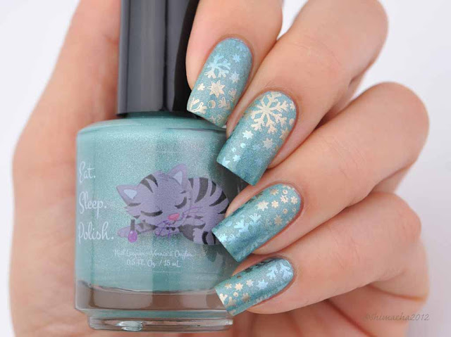 Eat sleep polish: À La Menthe, スタンピングネイル