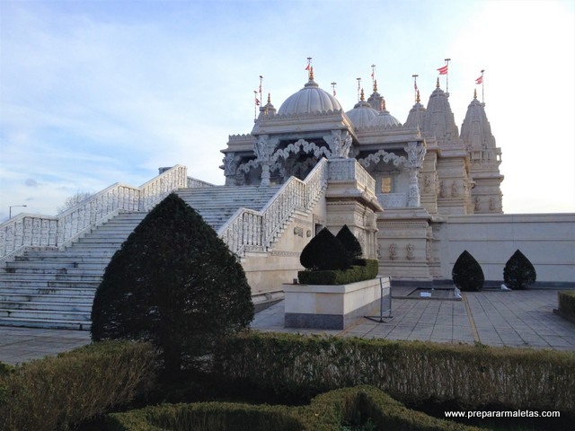 visitar el templo hindú de Londres en Neasden