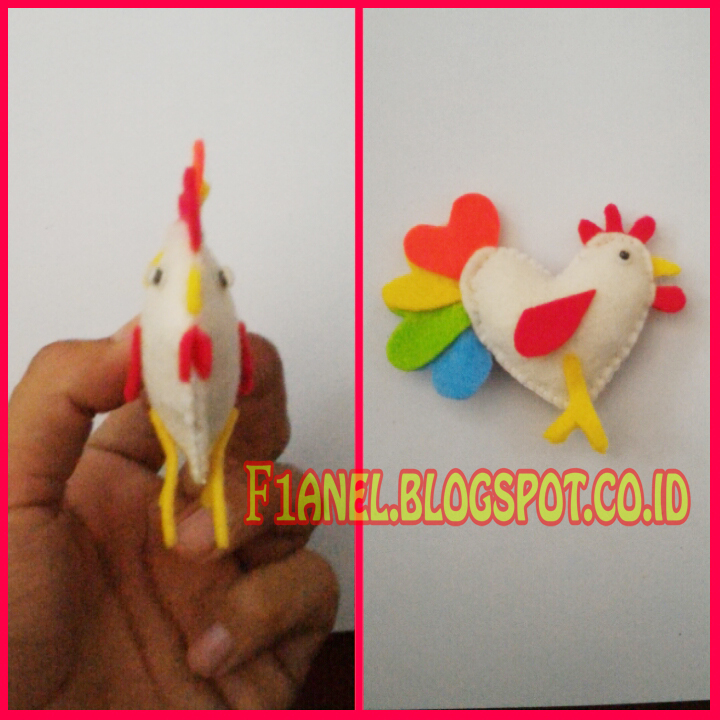  Kerajinan  Kain Flanel  Membuat Boneka Ayam Dari Kain Flanel 