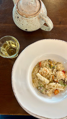 Cafe, Seafood Risotto, Samila Tea,