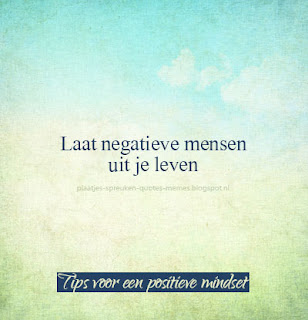 mooie afbeelding met positieve tekst