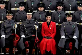Prince and Princess of Wales visited Welsh Guards on St. David's Day