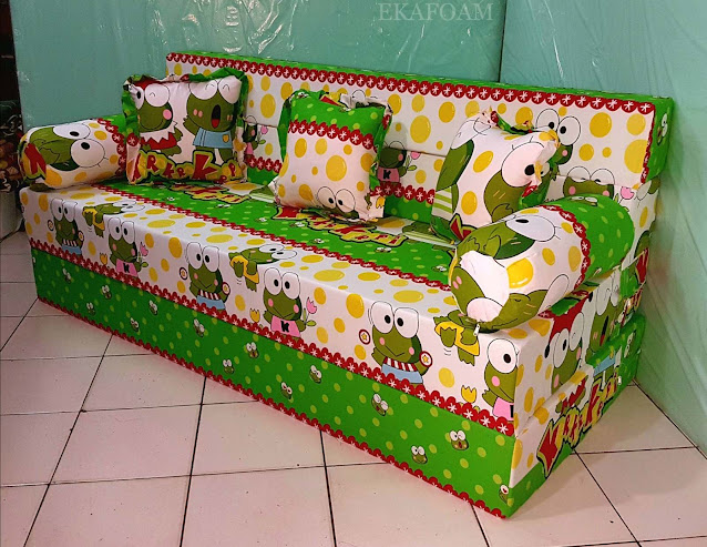 Sofa bed inoac motif NEW keroppy