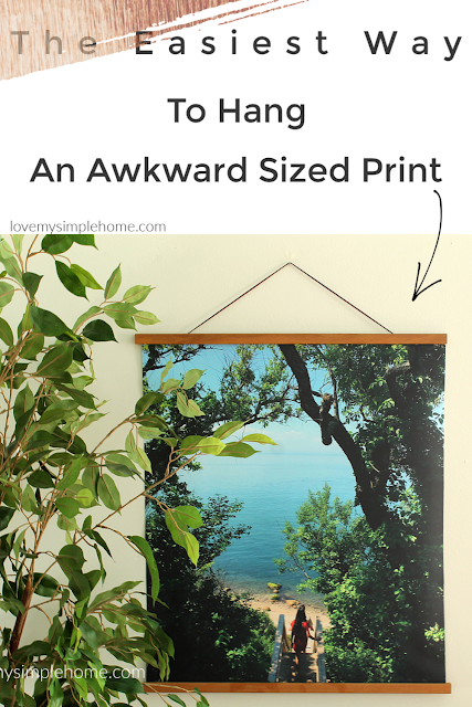 the-easiest-way-to-hang-an-awkward-sized-print-lovemysimplehome.com