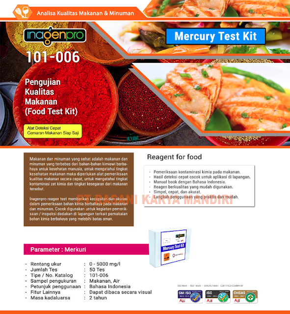 Test Kit Mercury Inagenpro