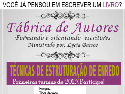 Fábrica de Autores: Curso da autora Lycia Barros