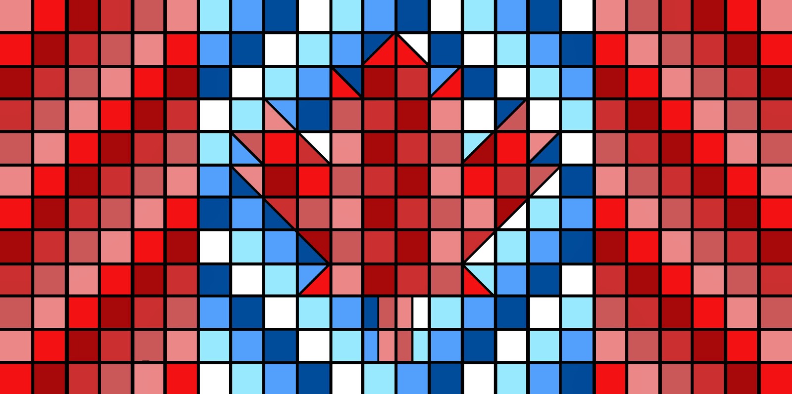 Canda Flag Quilt Pattern