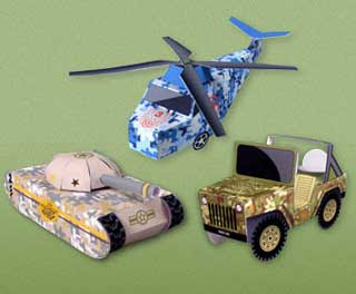 HP Military Papercrafts