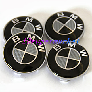 4PCS BMW Carbon Fiber Center Cap 68mm E36 E39 E46 M3 M5 Wheel Center Caps