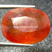 Batu Permata Orange Sapphire - 07K04