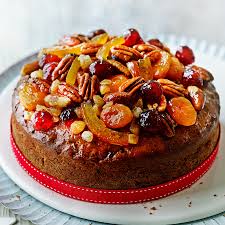 Christmas style fruit cake