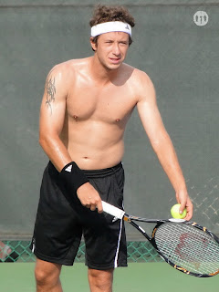 Philipp Kohlschreiber Shirtless at Cincinnati Open 2009