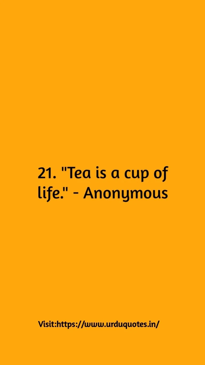 Famous Tea Quotes