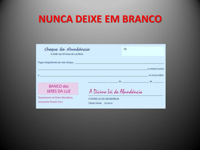 cheque da abundancia