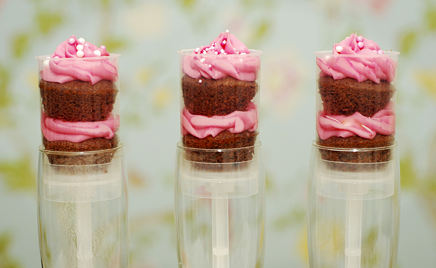 Cupcake Push Pop Containers