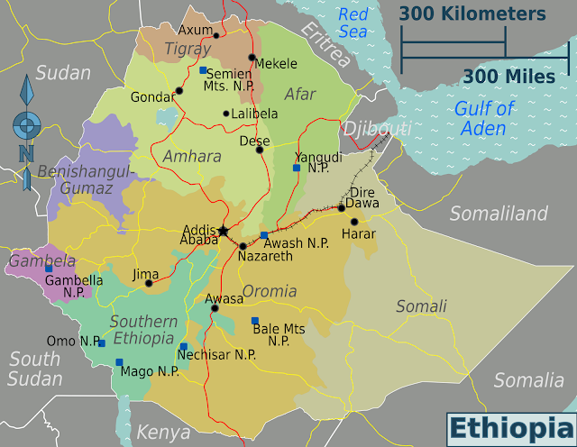 Resultado de imagen de blogspot, Mapa de etiopía