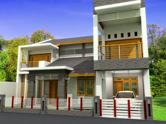 Contoh Model Pagar Rumah Unik Minimalis  rumah-minimalis.web.id