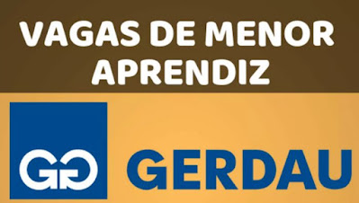 Gerdau abre 40 vagas para Jovem Aprendiz na Região Metropolitana