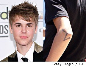 justin bieber tattoo