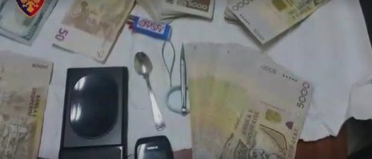 Cocaine and millions of Leks, sights inside drug dealers home in Tirana