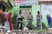 Kapolsek Curio Polres Enrekang Kunjungi Posko Kampung Tangguh di Desa Pebaloran