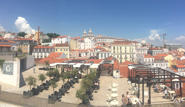 vue sur la ville de Lisbonne grâce aux miradouros