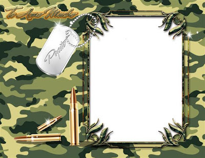 Marco digital para fotos al estilo militar - Photo Frames