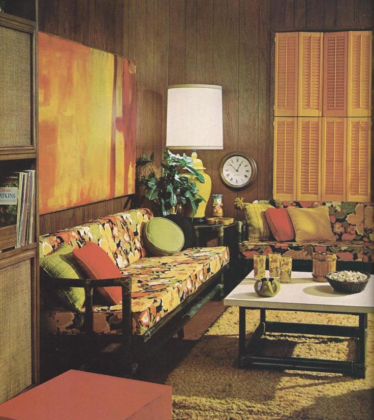 Life Styles Book A Look at the 70s Livingroom