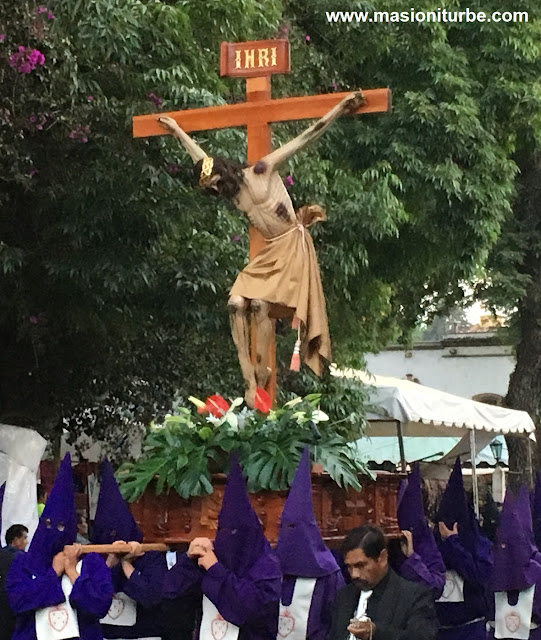 Cristo de la Tercera Orden en Pátzcuaro, elaborado en Pasta de Caña de Maíz